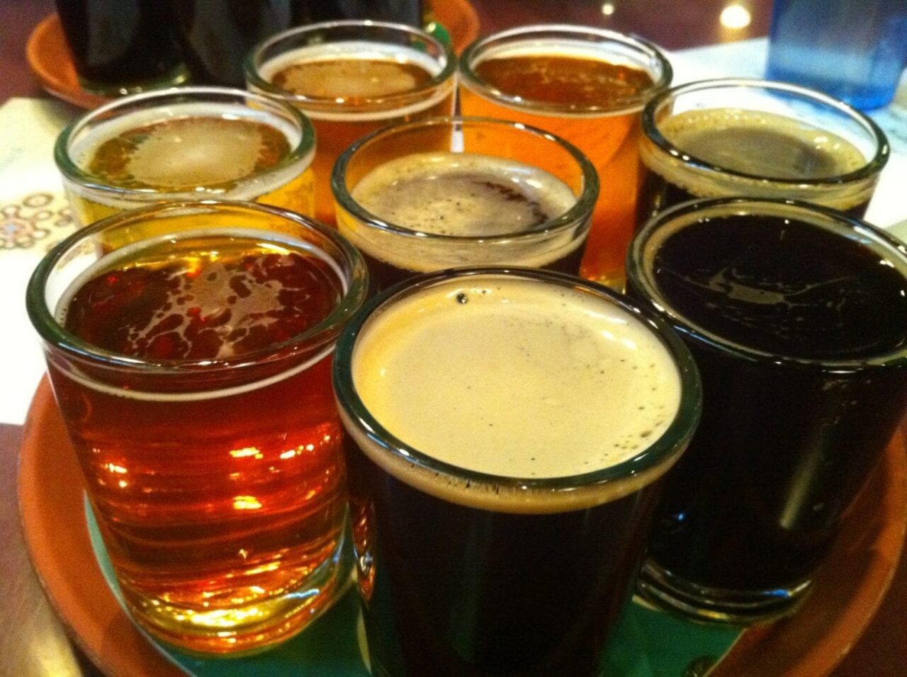 Bullfrog brewery beer sampler
