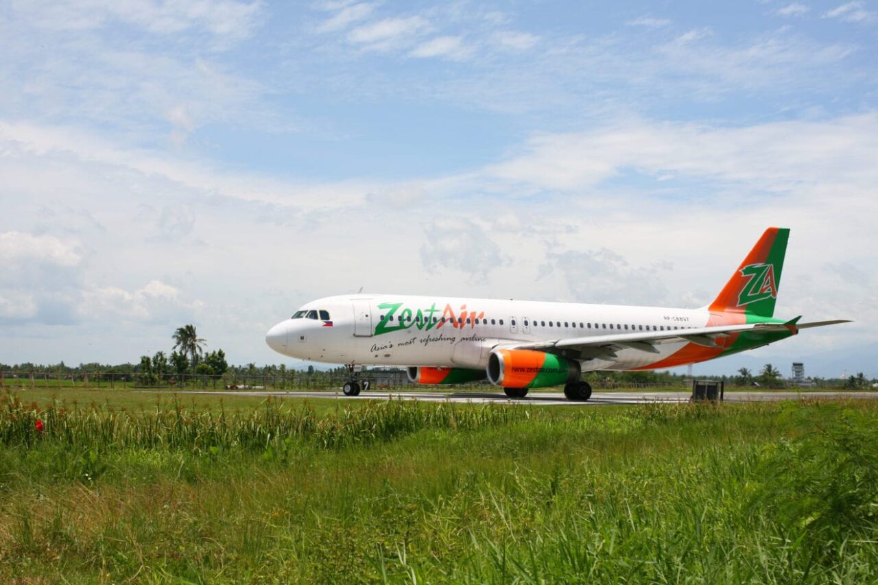 ZestAir Airbus tailnumber RP C8897 at Kalibo Airport Philippines
