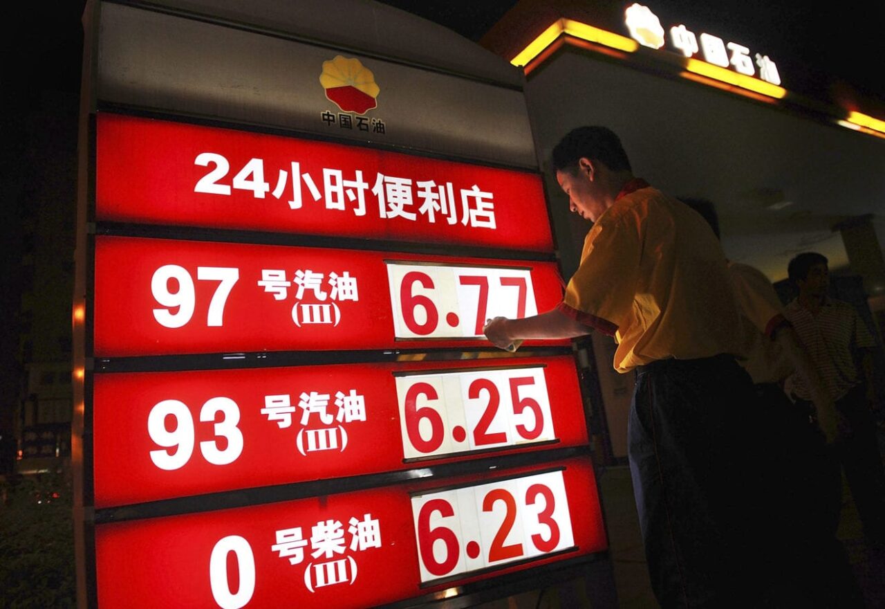 China Oil Prices Hays
