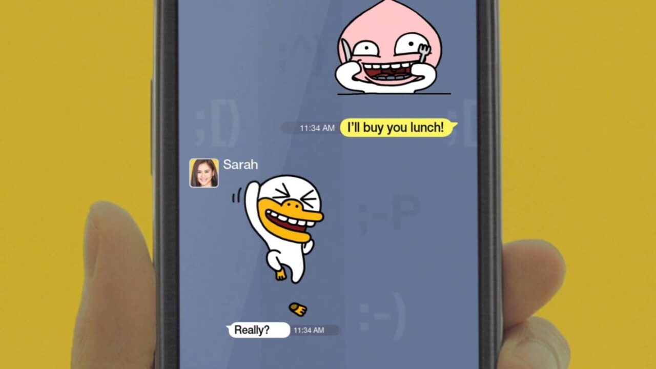 kakaotalk buy lunch