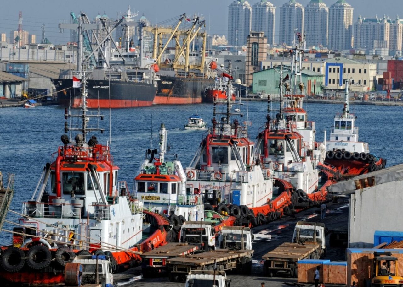 Indonesia with its numerous islands is putting a lot into development of its ports a