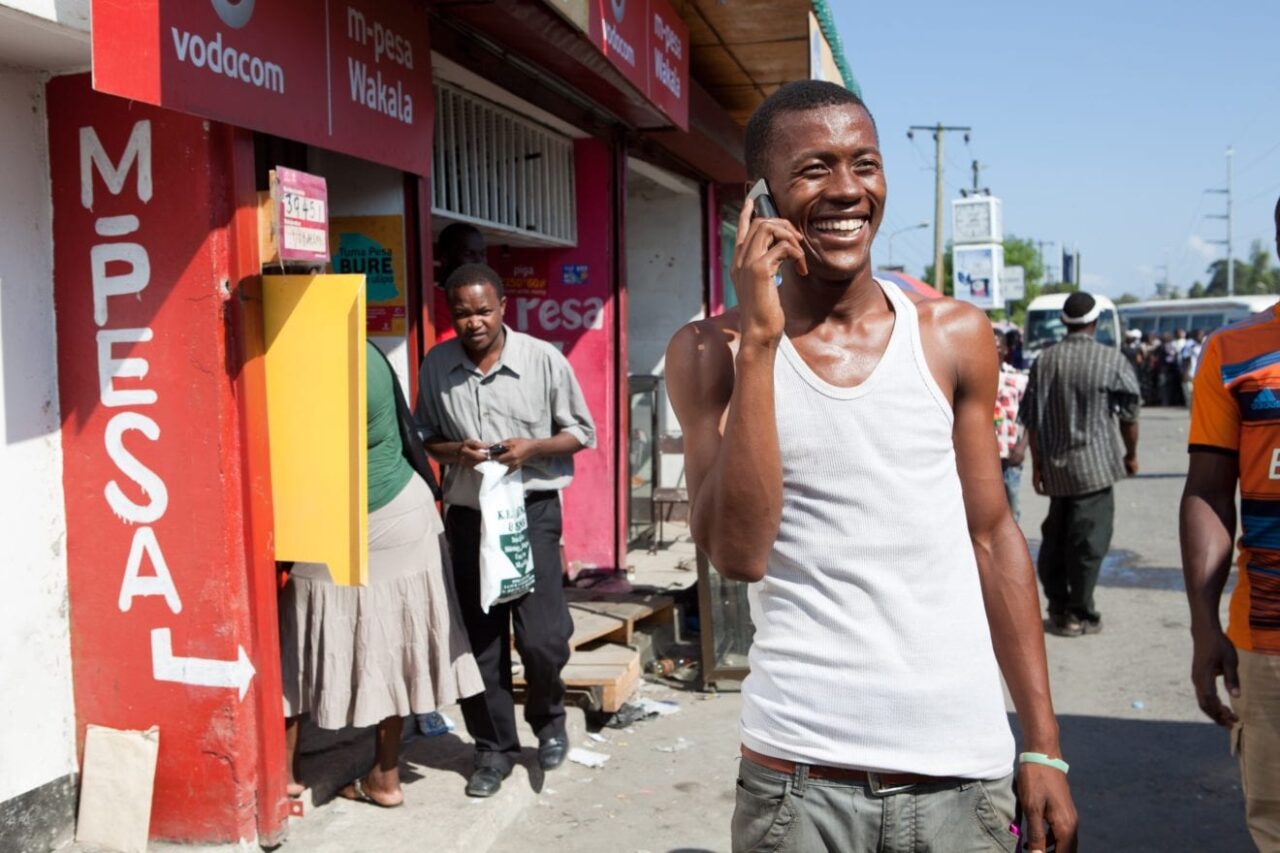 M Pesa Mobile Money User Tanzania Africa