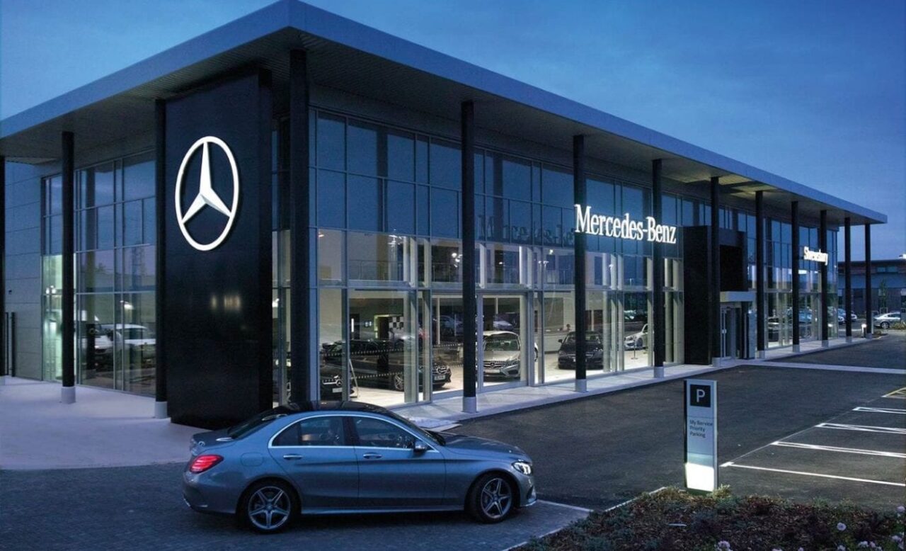 Mercedes of Shrewsbury showroom
