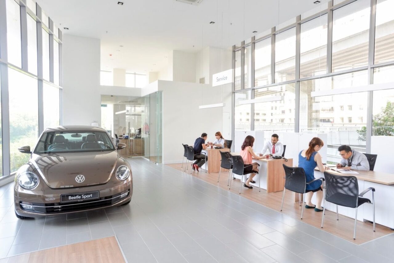 Sales and Service area