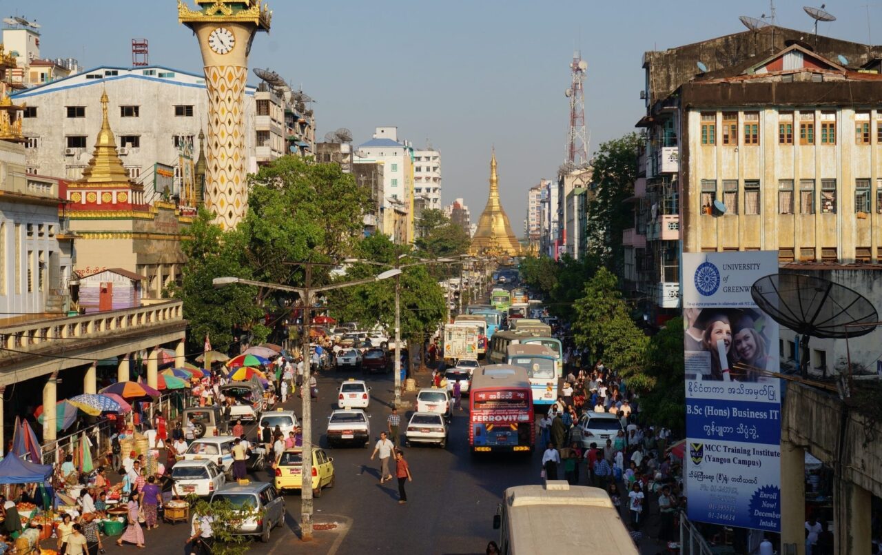 myanmar city retail