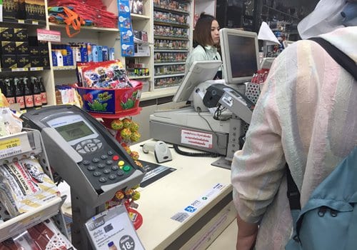 A 7-Eleven convenience store in Phuket, Thailand, that accepts Alipay, on Saturday. Photo: Zhang Ye/GT