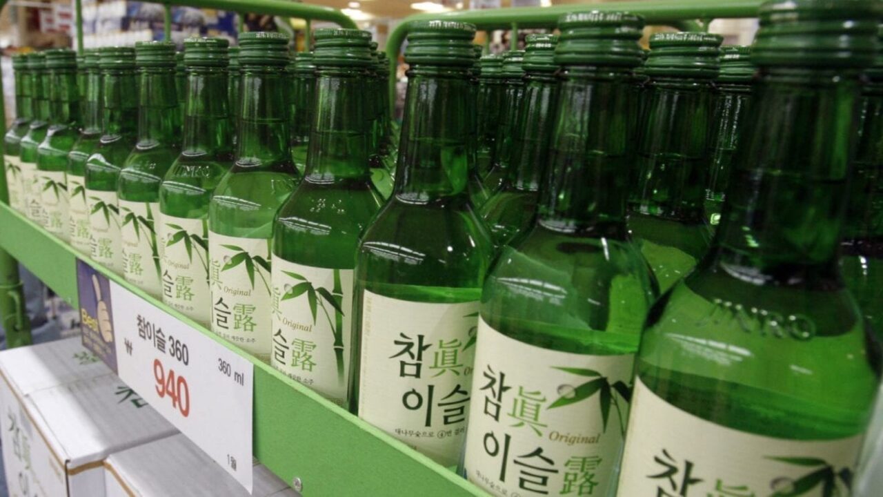 soju bottles