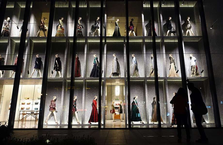 A shop window in Shanghai. Photo: Getty Images, Johannes Eisele / AFP