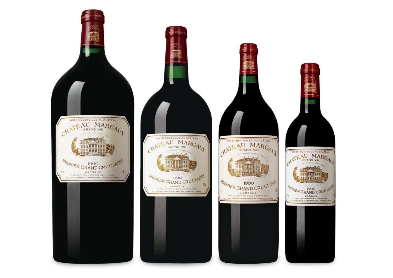 Chateau Margaux Pyramid Set of 1990 Vintage 2