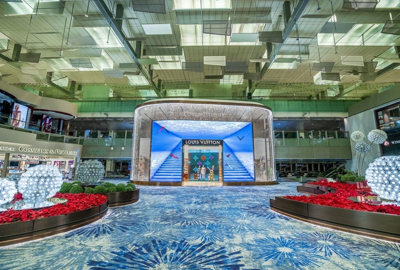 SINGAPORE - CIRCA APRIL, 2019: Interior Shot Of Louis Vuitton Store In  Changi International Airport. Stock Photo, Picture and Royalty Free Image.  Image 135603084.