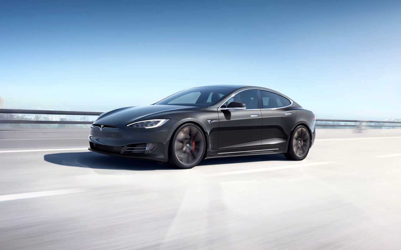 Tesla EV scaled