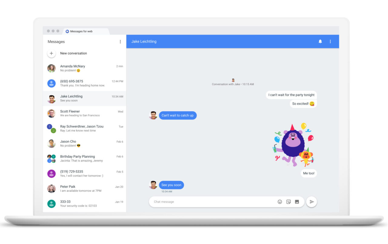 Google Messaging scaled