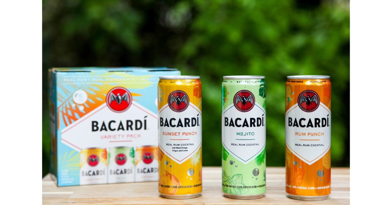 BACARDI Real Rum Canned Cocktails Variety Pack Flavors Small scaled